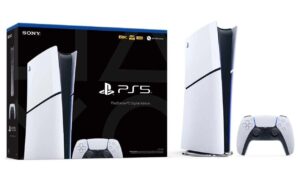 console Sony Playstation 5 slim versão digital na cor branca